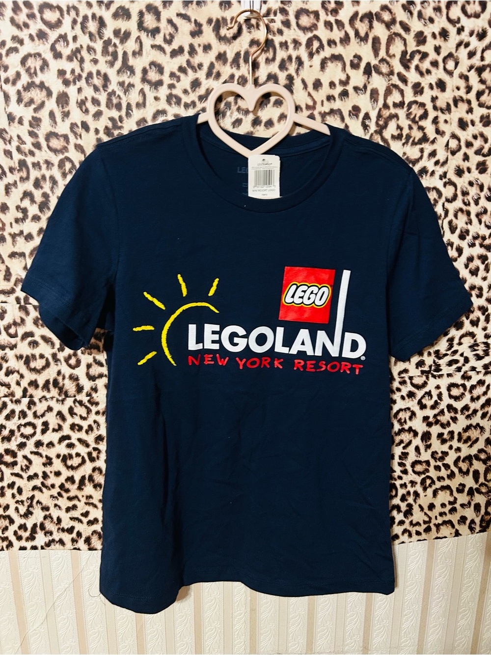 Lego Navy Blue LEGOLAND New York Resort Graphic Tee with Yellow Sun